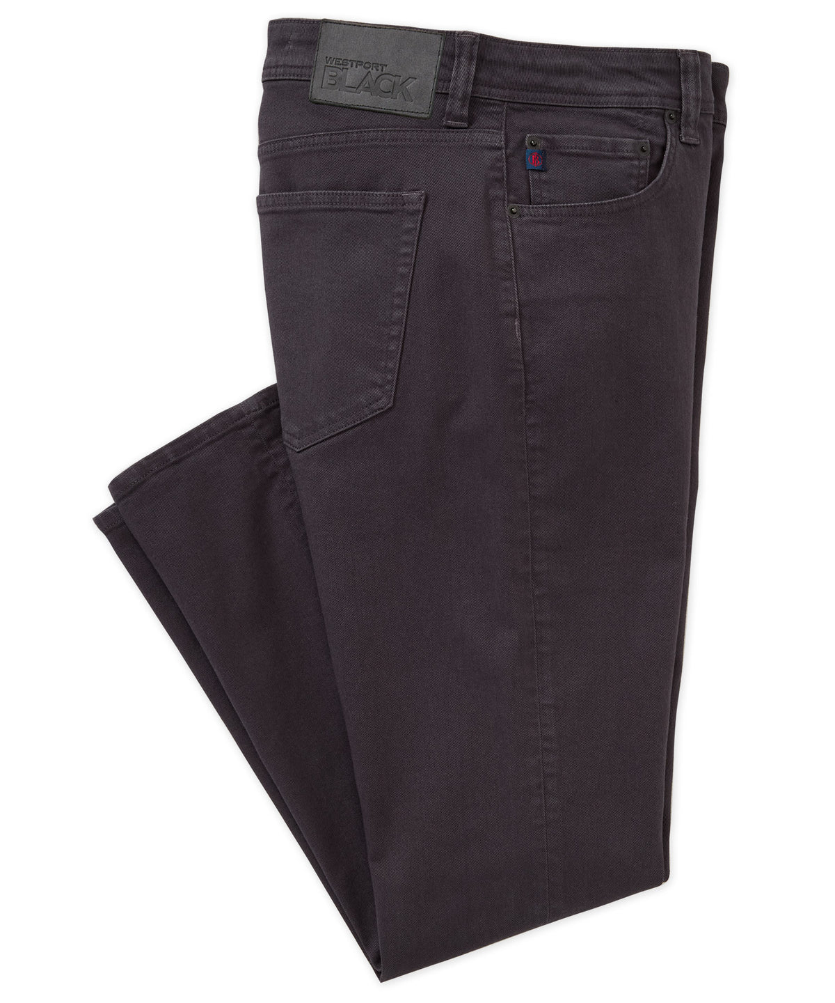 Westport Black Old Dyed Stretch Denim, Men's Big & Tall
