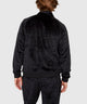 Westport Black Velour Track Jacket