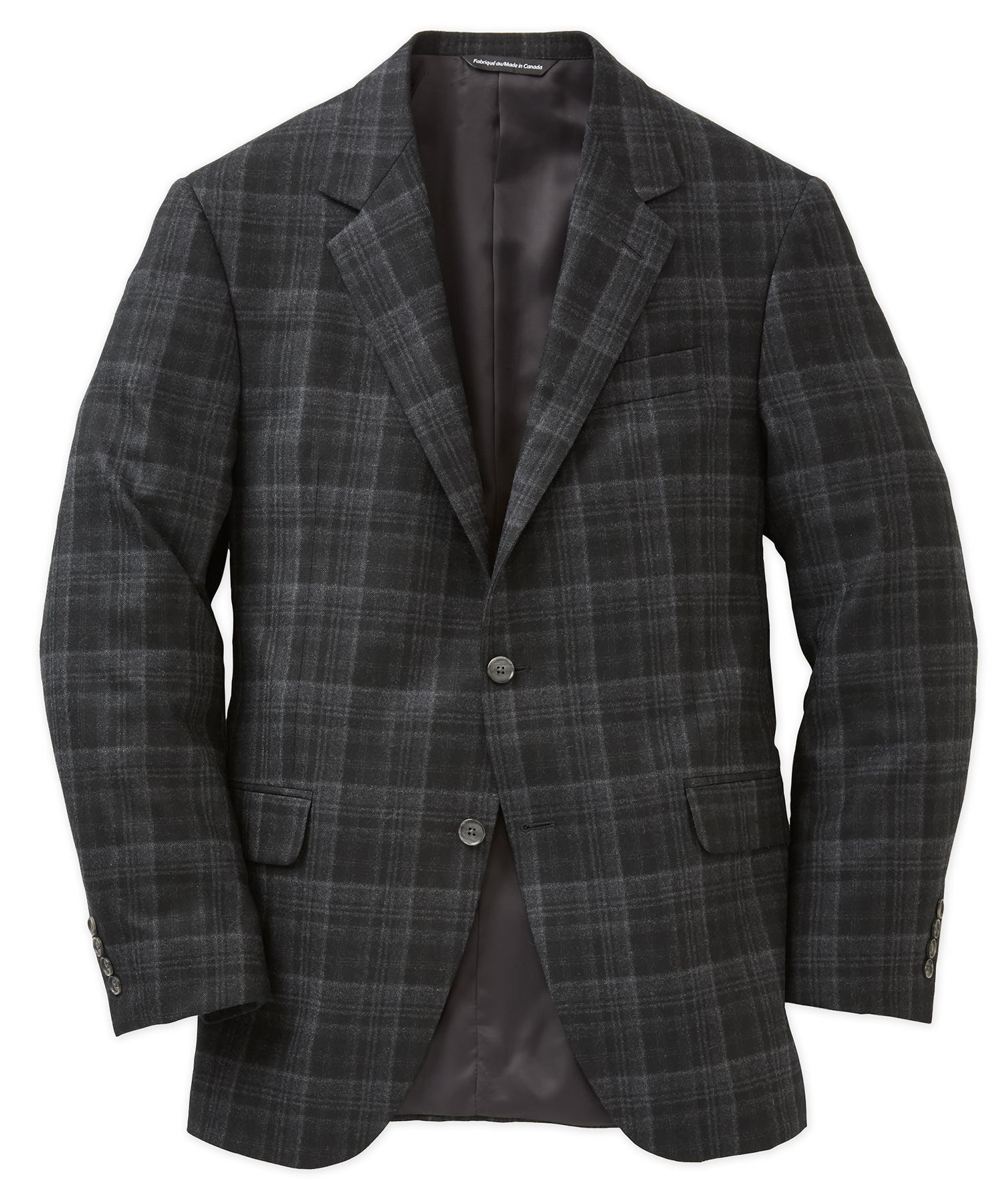 Coppley Two Button Side Vent Plaid Sport Coat