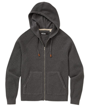 Westport Black Cotton Cashmere Raglan Sleeve Hoodie Pullover