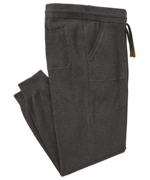 Westport Black Cotton Cashmere Lounge Pant