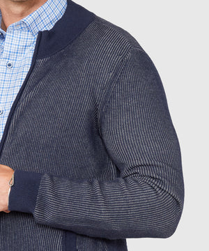 Westport Black Zip Front Cardigan