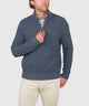 Westport Black Tri-Color Quarter Zip Sweater