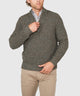 Westport Black Tri-Color Quarter Zip Sweater