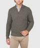Westport Black Tri-Color Quarter Zip Sweater