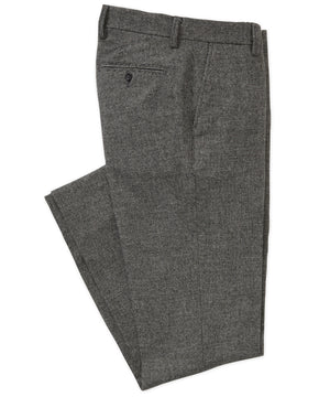Westport Black Flat Front Houndstooth Pant