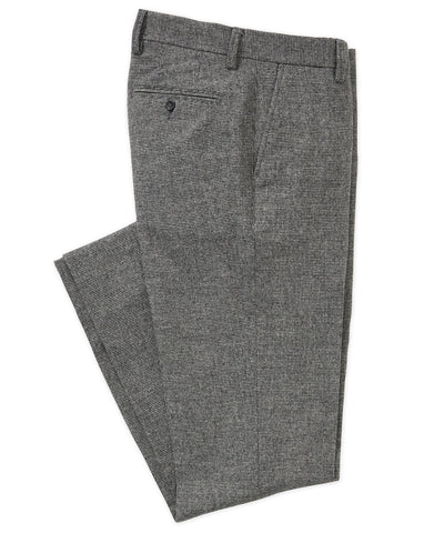 Westport Black Flat Front Houndstooth Pant, Men's Big & Tall