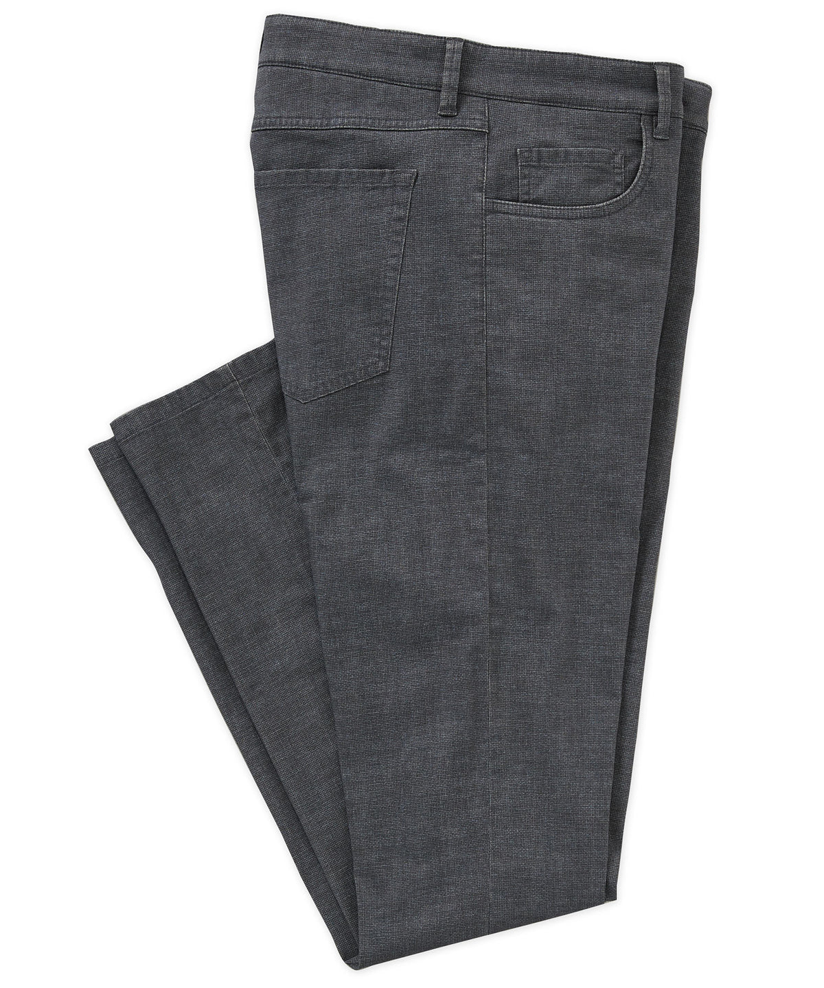 Westport Black 5-Pocket Dog Bone Pant, Men's Big & Tall