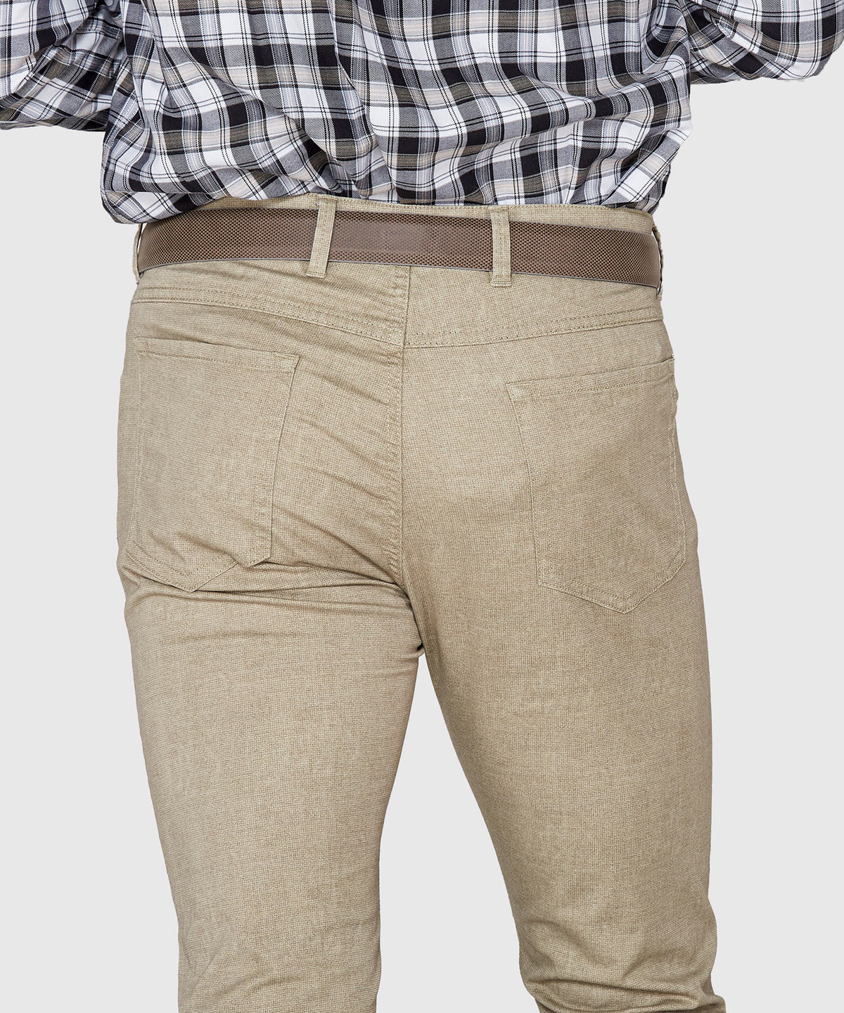 Westport Black 5-Pocket Dog Bone Pant, Men's Big & Tall