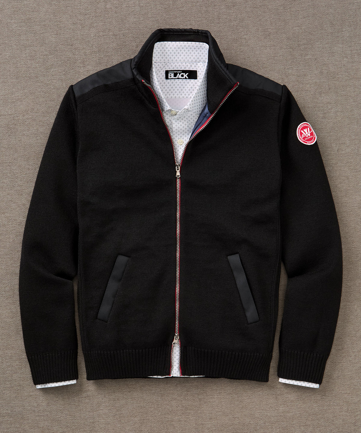 Holebrook Sweden Gregor Wool Full Zip Sweater, Men's Big & Tall