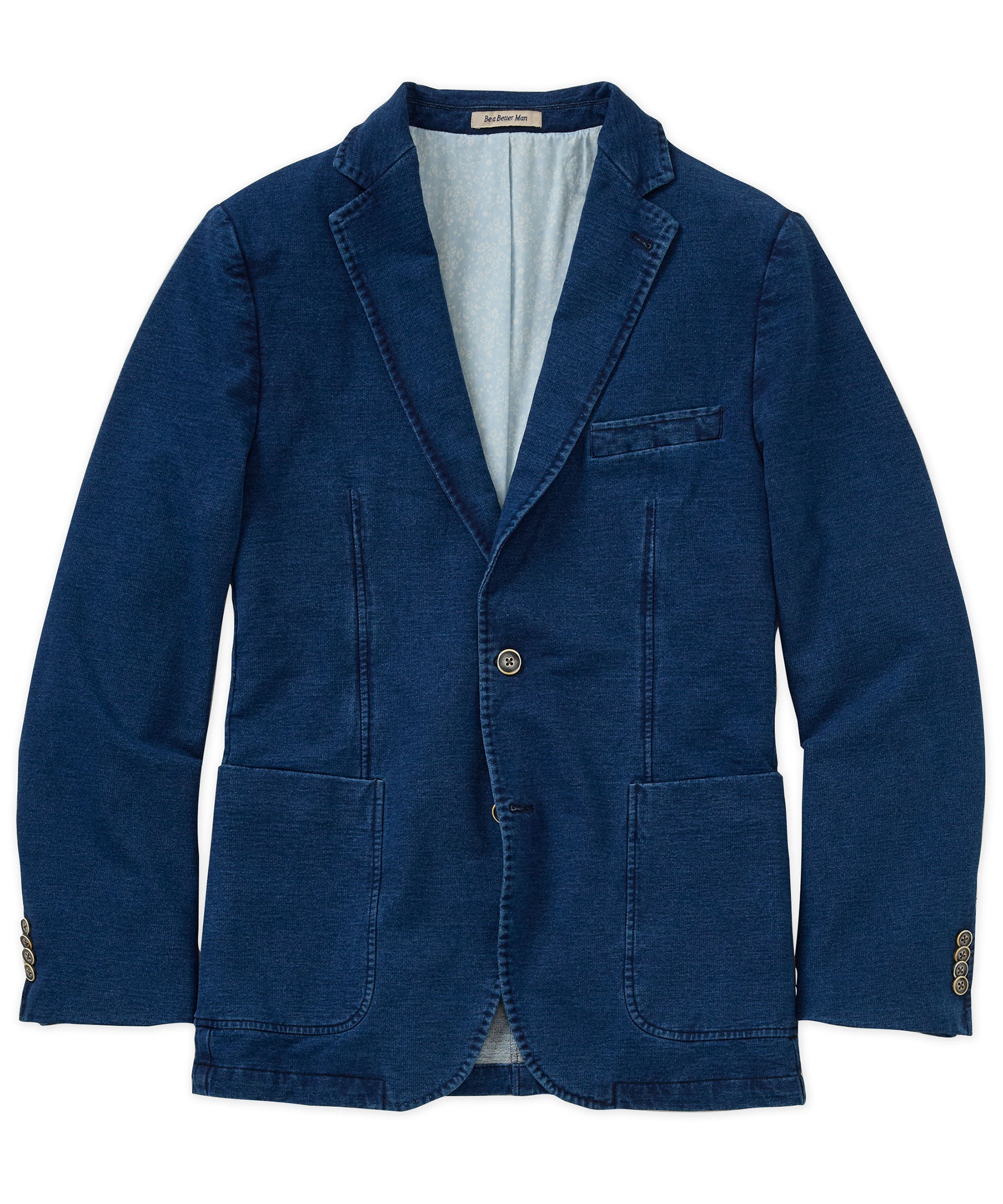 Westport Black Denim Knit Sport Coat