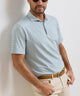 Peter Millar Calvert Stripe Crown Flex Short Sleeve Cotton Polo
