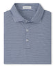Peter Millar Calvert Stripe Crown Flex Short Sleeve Cotton Polo