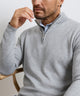 Peter Millar Coolspun Lite Cotton Quarter-Zip Sweater