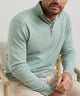 Peter Millar Coolspun Lite Cotton Quarter-Zip Sweater