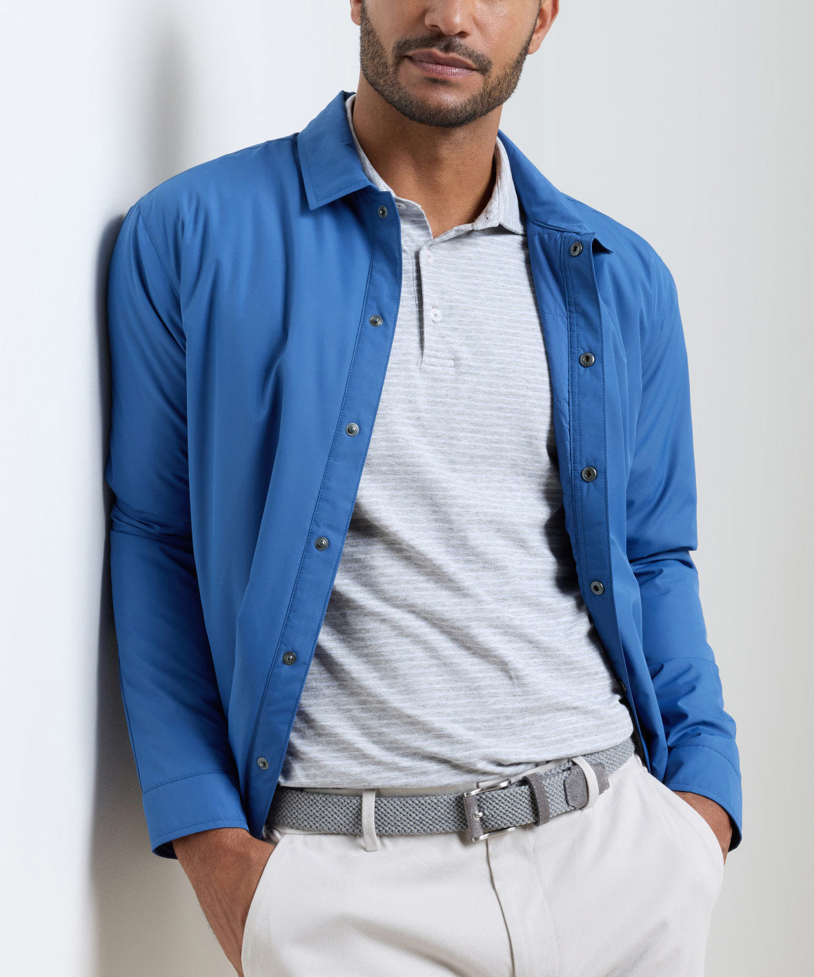 Peter Millar Brighton Shirt Jacket, Men's Big & Tall