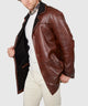 Westport Black Mid-Length Leather Jacket