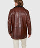 Westport Black Mid-Length Leather Jacket