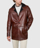 Westport Black Mid-Length Leather Jacket