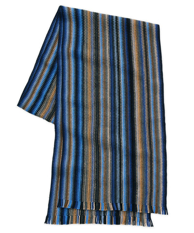 Westport Black Multi Color Knit Scarf, Men's Big & Tall