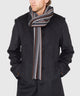 Westport Black Multi Color Knit Scarf