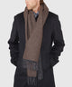 Westport Black Reversible Merino Wool Scarf