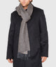 Westport Black Reversible Merino Wool Scarf