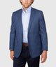 Westport Black Two Button Side Vent Plaid Sport Coat