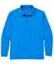 Westport No-Tuck Long Sleeve Cotton Rich Performance Polo - French Blue