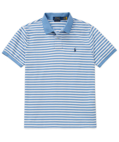 Polo Ralph Lauren Short Sleeve Animated Stripe Mesh Polo, Men's Big & Tall