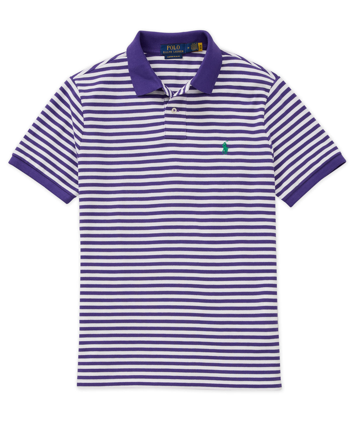 Polo Ralph Lauren Short Sleeve Animated Stripe Mesh Polo, Men's Big & Tall