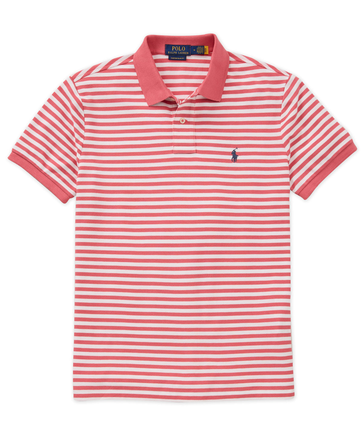 Polo Ralph Lauren Short Sleeve Animated Stripe Mesh Polo, Men's Big & Tall