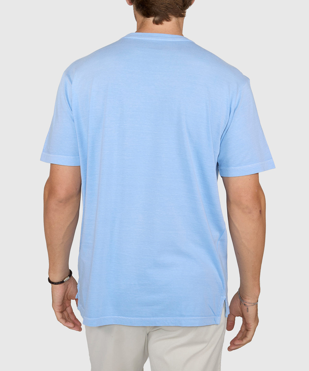 Westport Lifestyle Short Sleeve Sunwashed Crew Neck Pocket T-Shirt, Men's Big & Tall