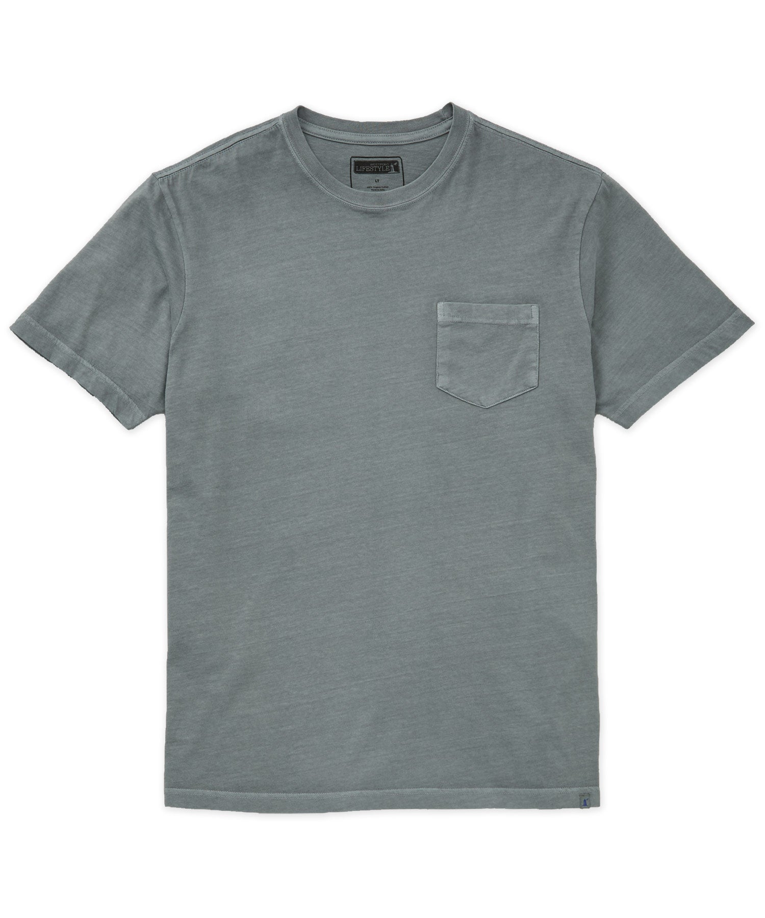Westport Lifestyle Short Sleeve Sunwashed Crew Neck Pocket T-Shirt