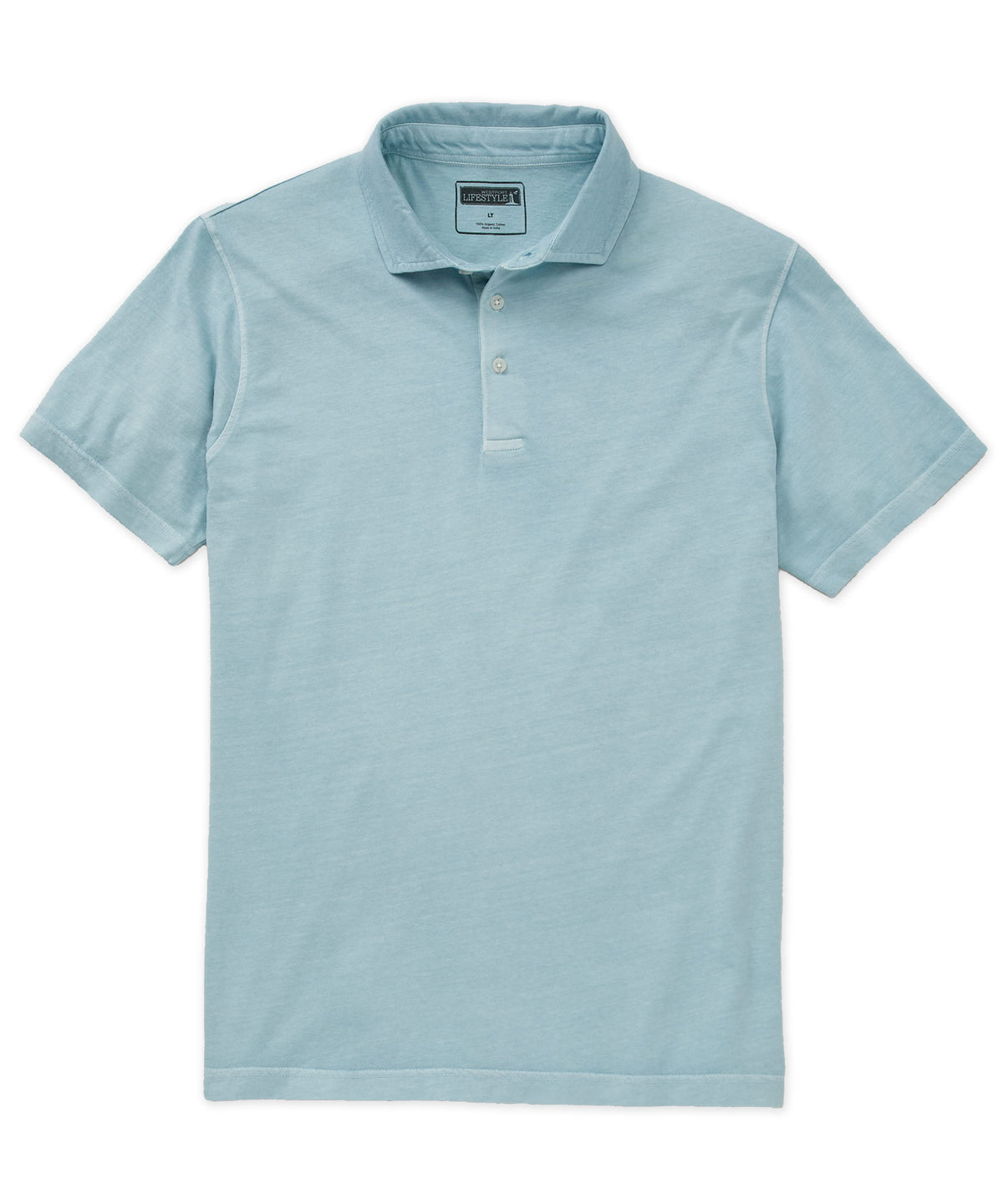 Westport Lifestyle Short Sleeve Sunwashed Polo, Men's Big & Tall