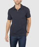 Westport No-Tuck Short Sleeve Cotton Performance Stretch Zip Polo