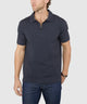Westport No-Tuck Short Sleeve Cotton Performance Stretch Zip Polo