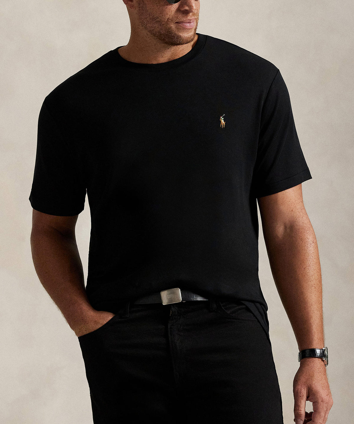 Polo Ralph Lauren Short Sleeve Soft Touch Cotton T-Shirt, Men's Big & Tall