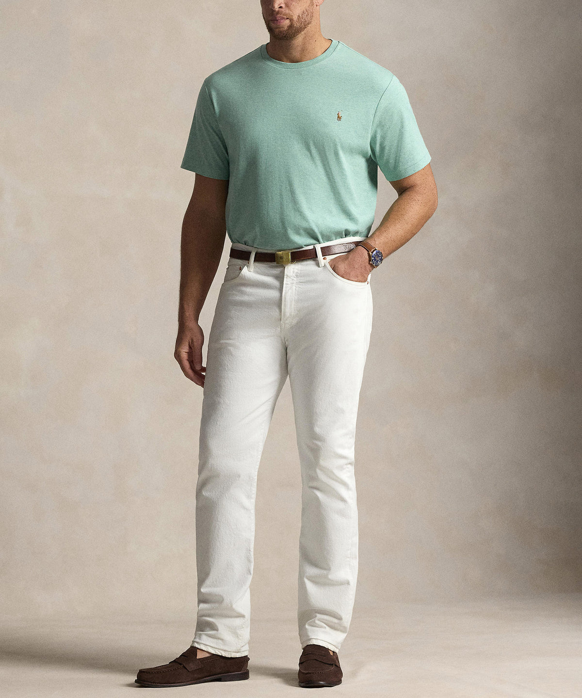 Polo Ralph Lauren Short Sleeve Soft Touch Cotton T-Shirt, Men's Big & Tall