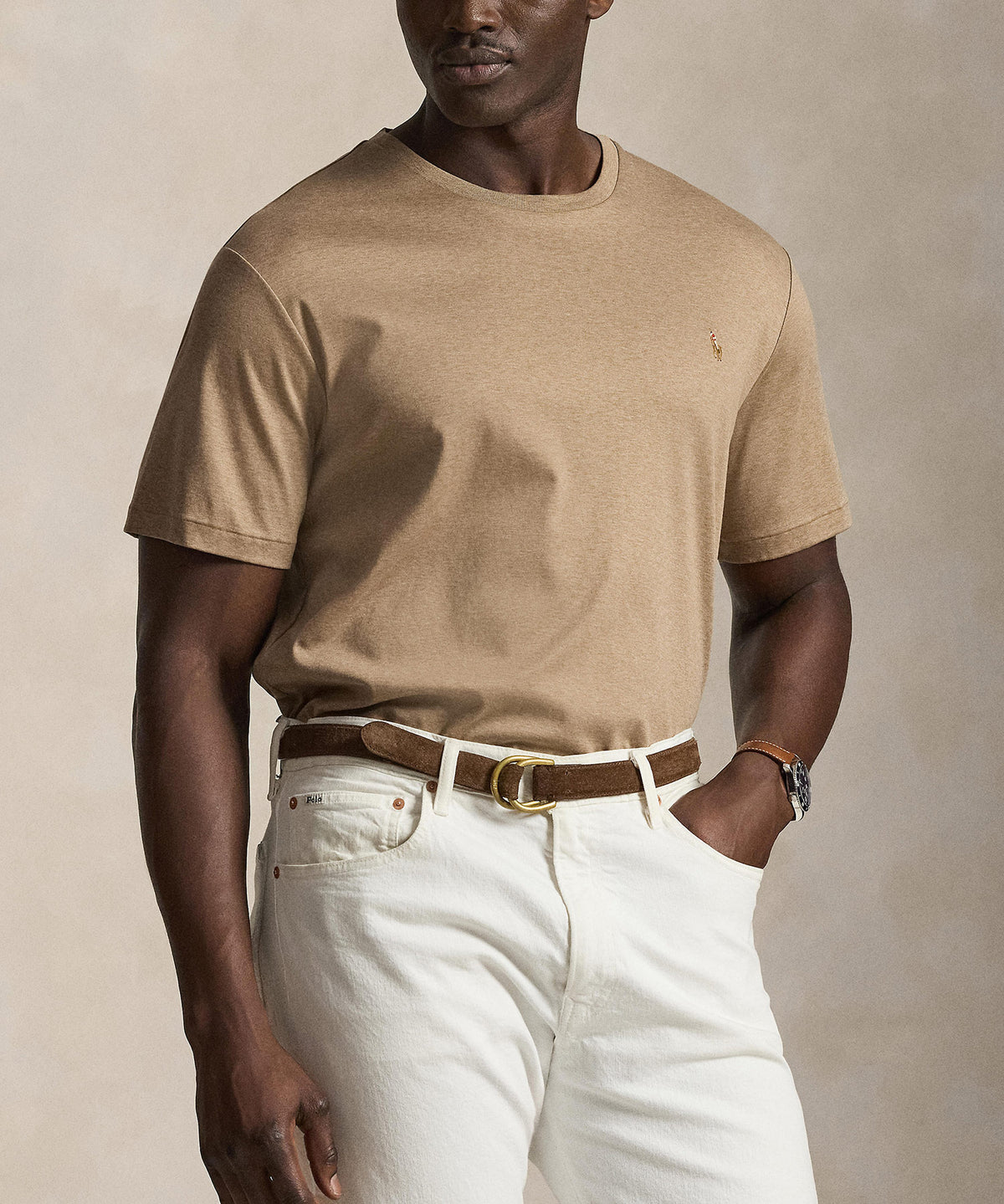 Polo Ralph Lauren Short Sleeve Soft Touch Cotton T-Shirt, Men's Big & Tall