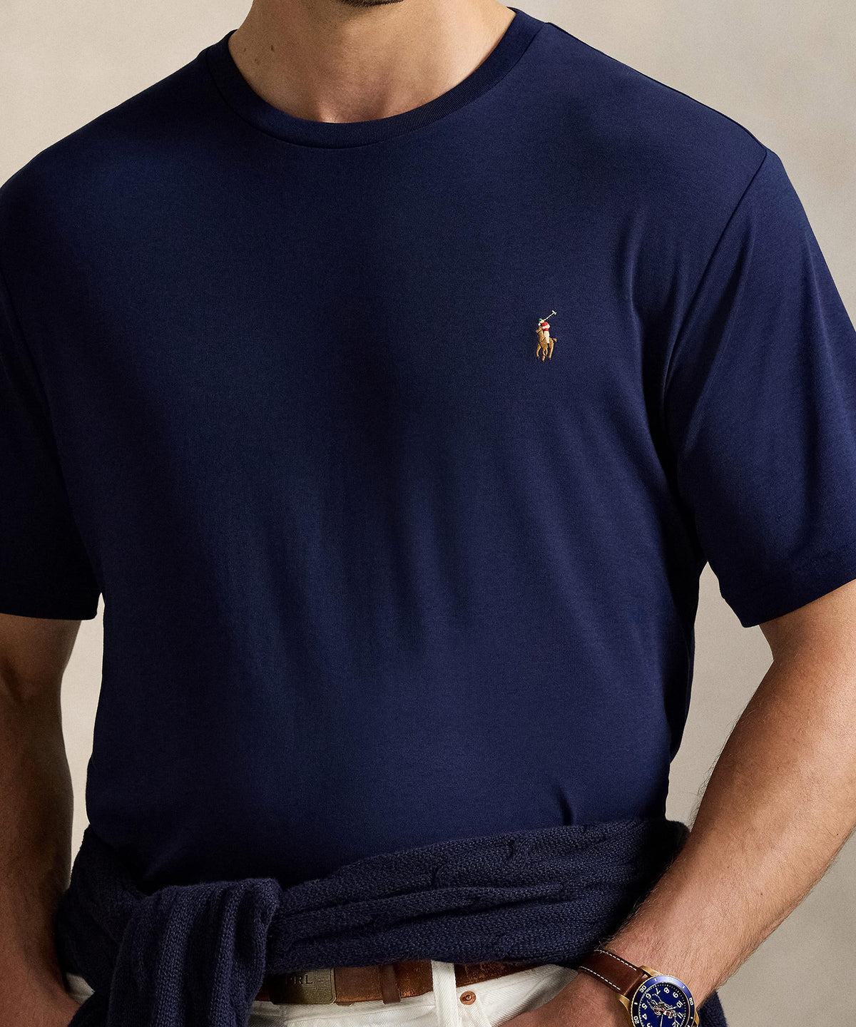 Polo Ralph Lauren Short Sleeve Soft Touch Cotton T-Shirt, Men's Big & Tall