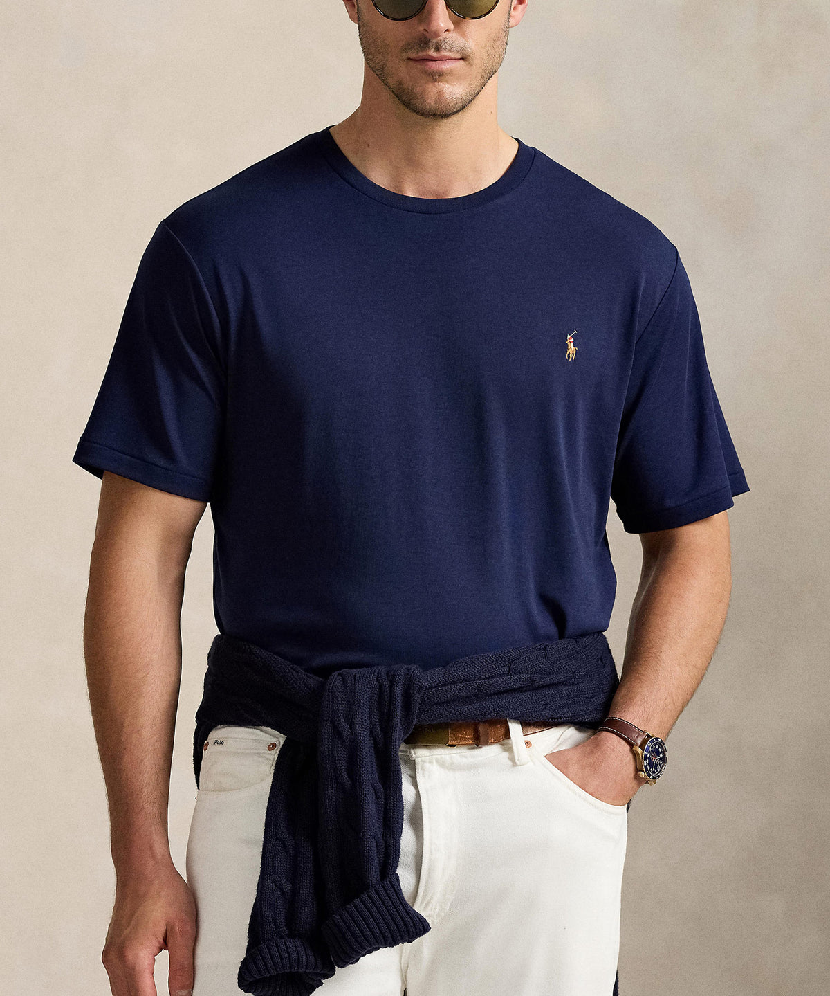 Polo Ralph Lauren Short Sleeve Soft Touch Cotton T-Shirt, Men's Big & Tall