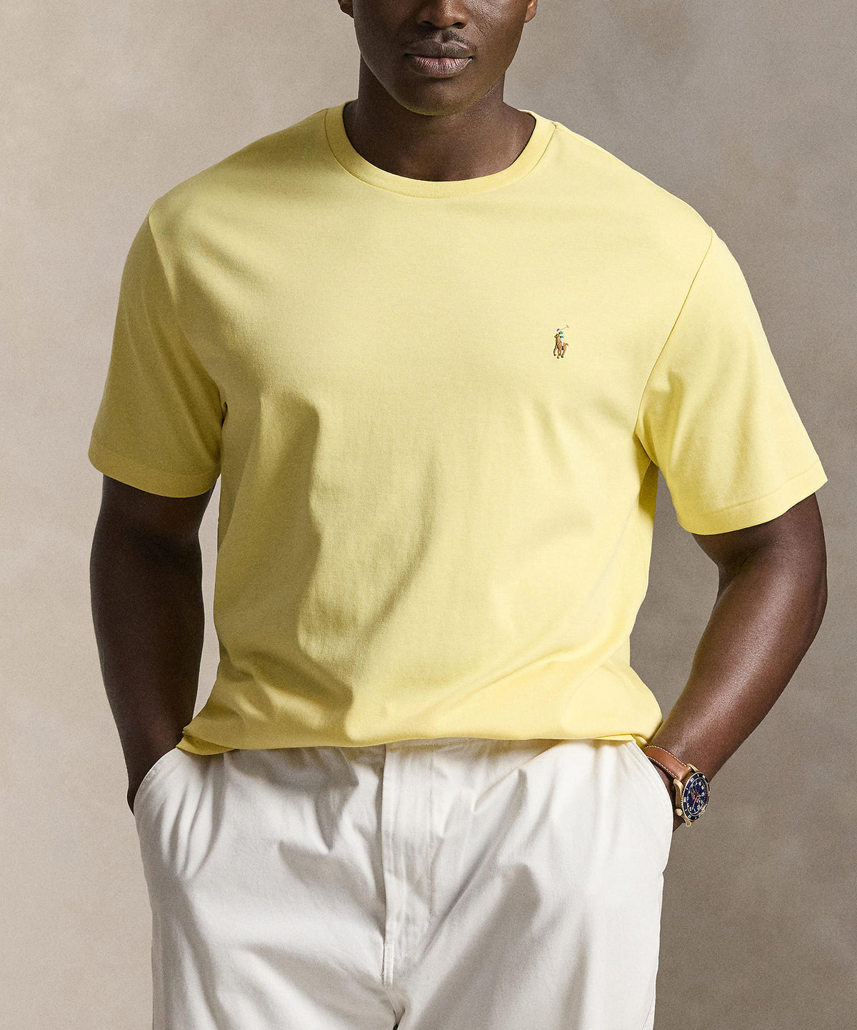 Polo Ralph Lauren Short Sleeve Soft Touch Cotton T-Shirt, Men's Big & Tall