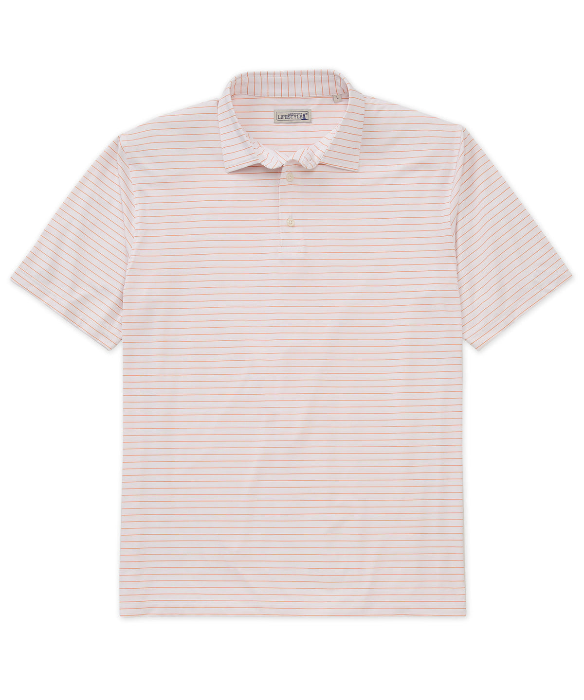 Westport Lifestyle Short Sleeve Performance Stripe Polo, Men's Big & Tall