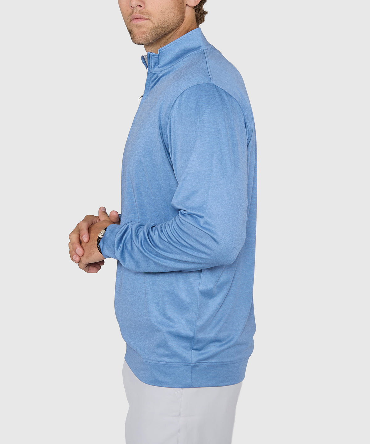Westport Lifestyle Long Sleeve Strive Performance Quarter-Zip Pullover, Men's Big & Tall