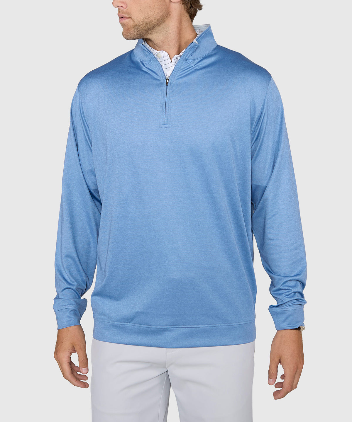 Westport Lifestyle Long Sleeve Strive Performance Quarter-Zip Pullover, Men's Big & Tall