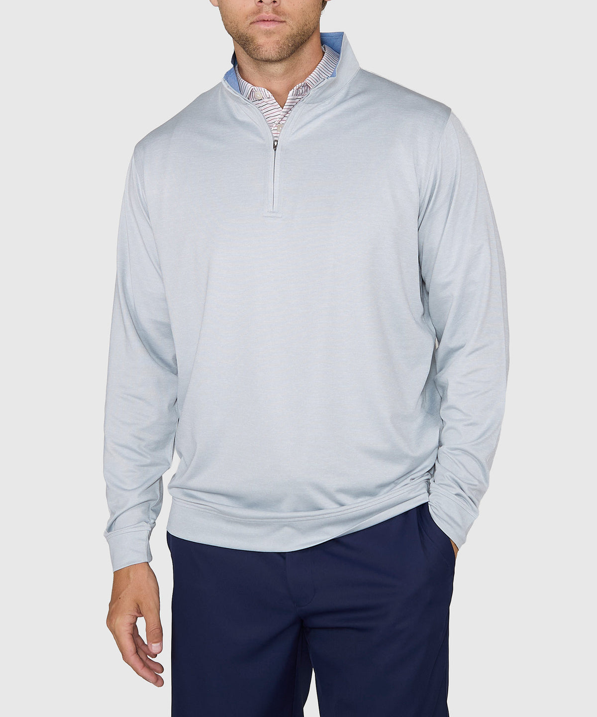Westport Lifestyle Long Sleeve Strive Performance Quarter-Zip Pullover, Men's Big & Tall