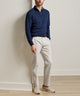 Peter Millar Signature Sateen Flat Front Trouser