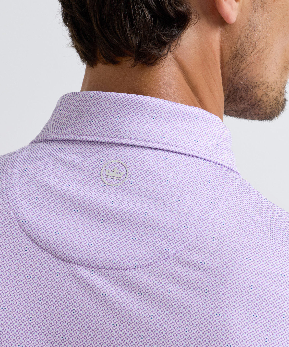 Peter Millar Ash Grove Print Short Sleeve Performance Polo, Men's Big & Tall