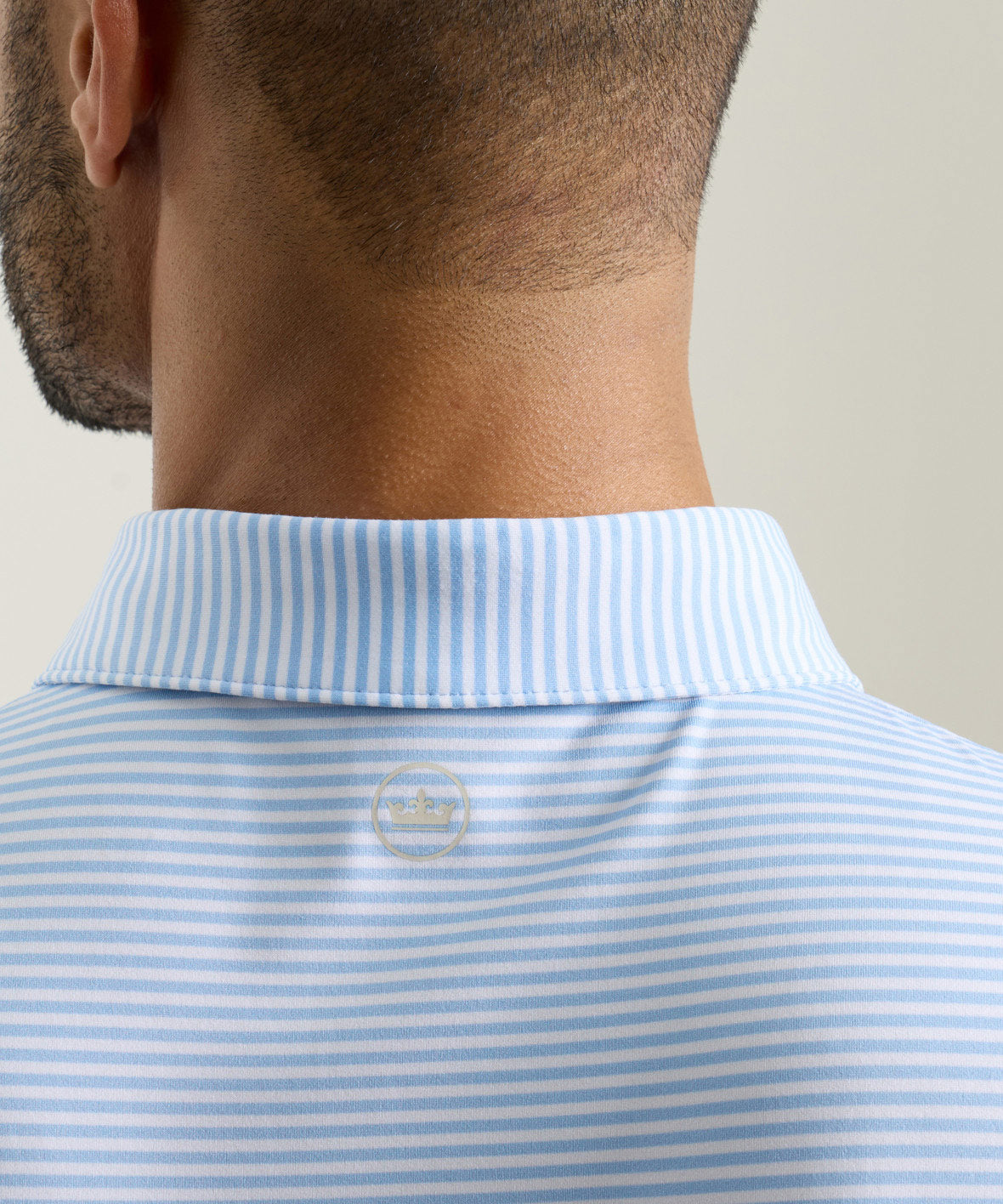 Peter Millar Hales Stripe Short Sleeve Performance Polo, Men's Big & Tall